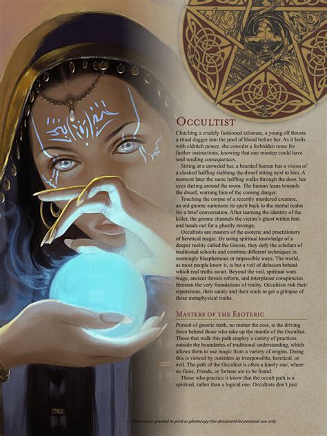 Dnd 5e occultist